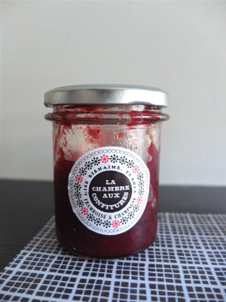 Confiture Framboises et Champagne La Chambre aux confitures